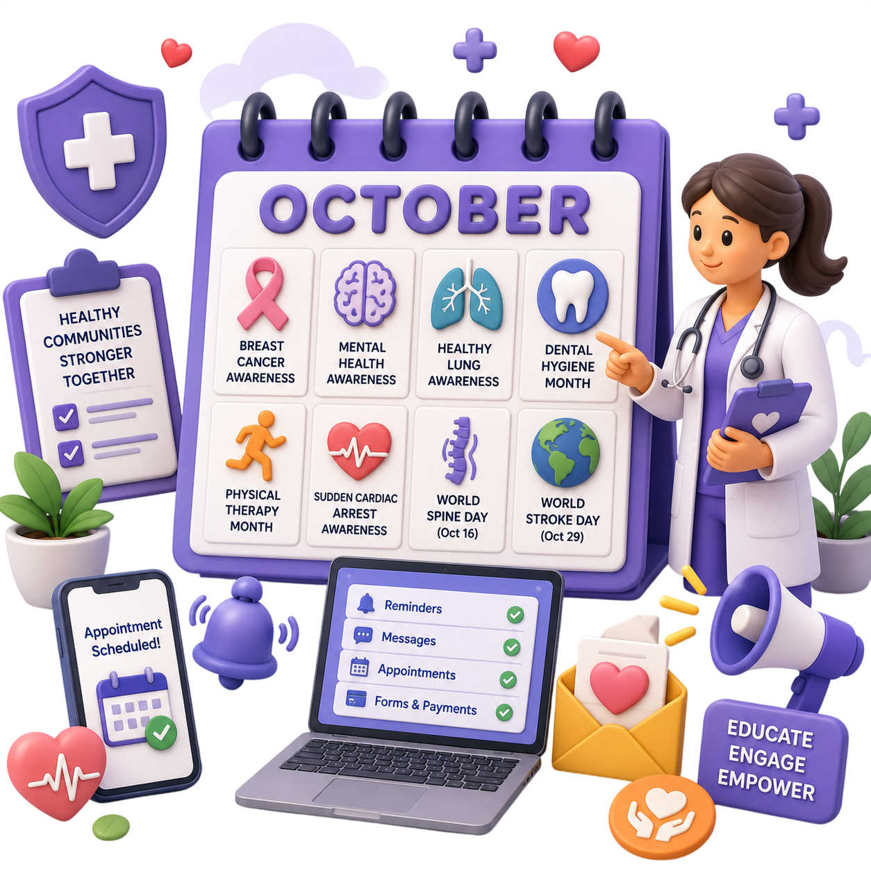 October Health Awareness Days 2026: How Healthcare Providers Can Educate, Engage & Improve Patient Outcomes
