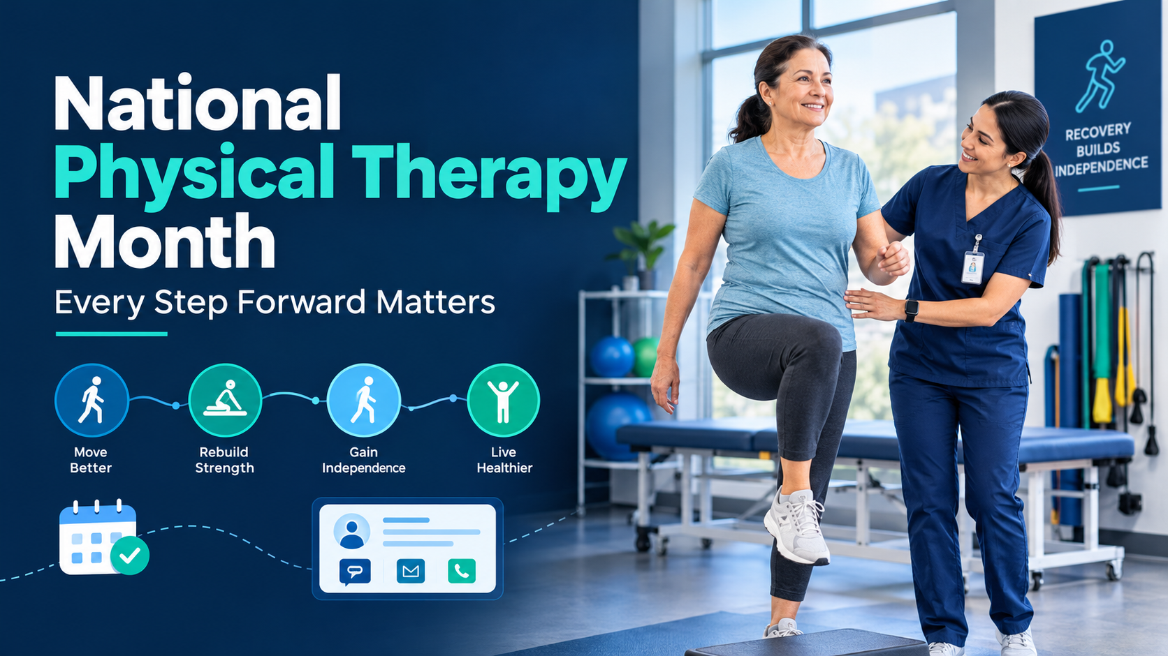 National Physical Therapy Month: Every Step Forward Matters