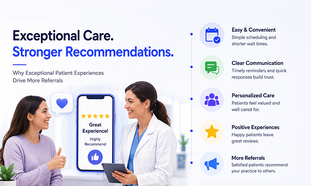 Which healthcare practices patients recommend most
