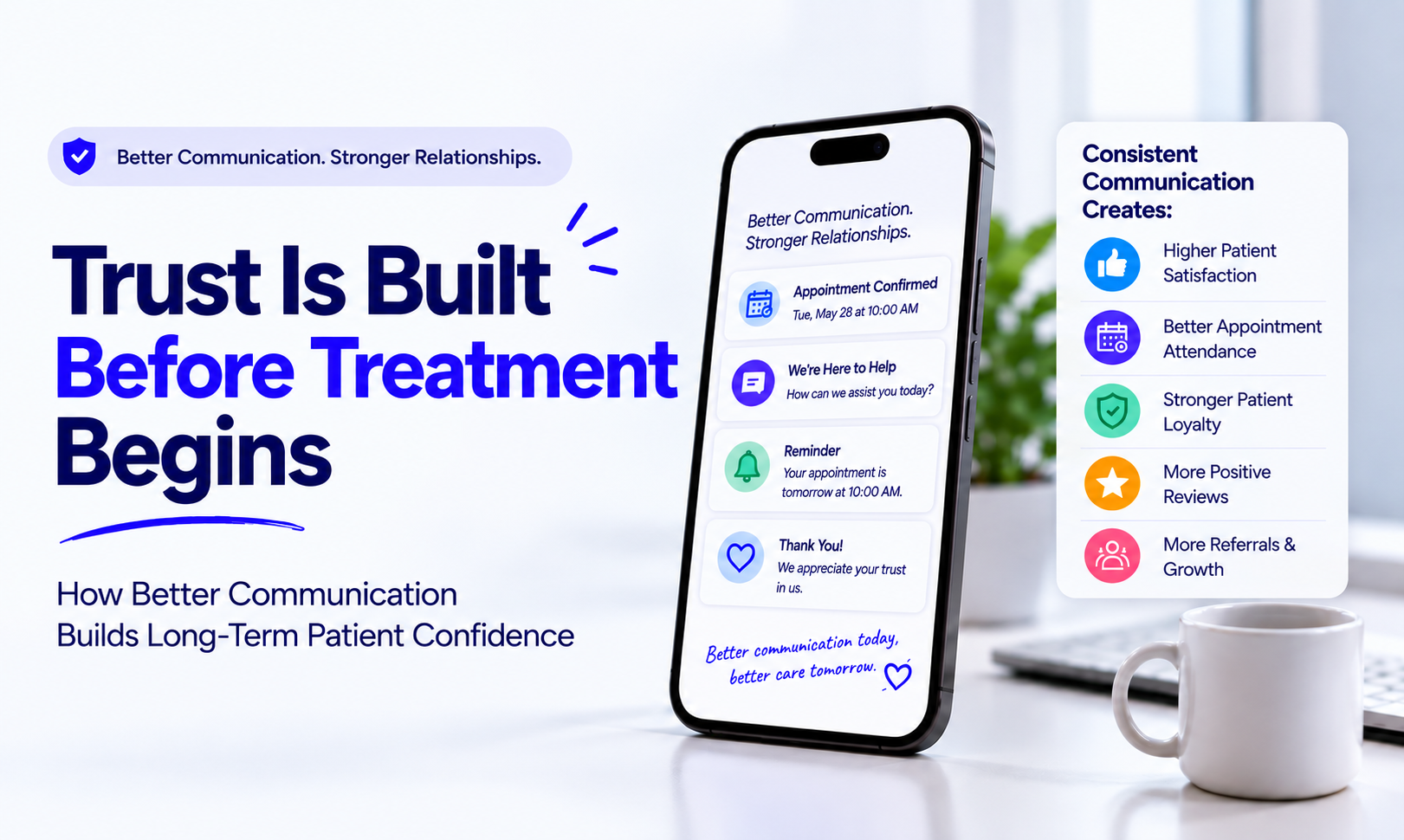 Trust Is Built Before Treatment Begins