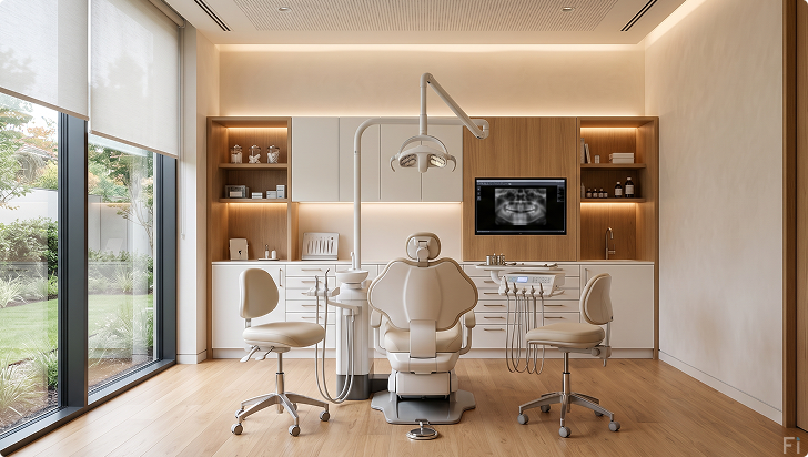 Efficient dental operatory design