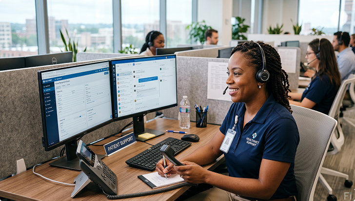 AI optimizing healthcare customer service and support
