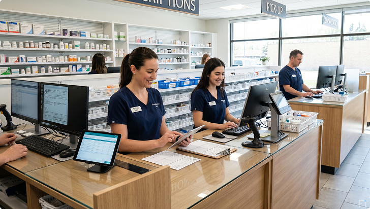 Online scheduling improving the pharmacy patient experience