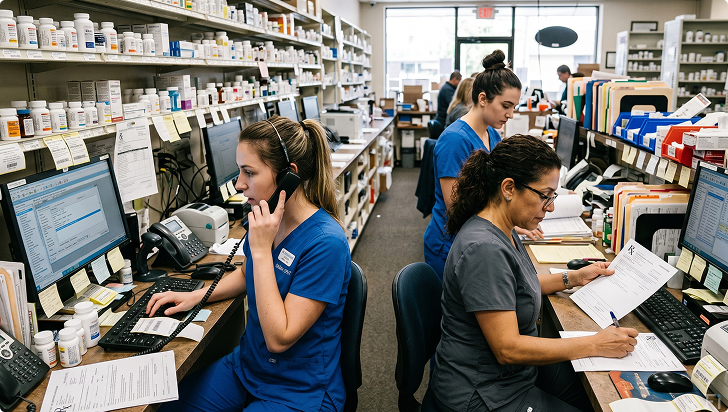 Staff burnout and operational uncertainty in pharmacies