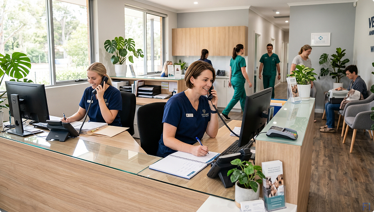 Cloud phone system for veterinary clinics