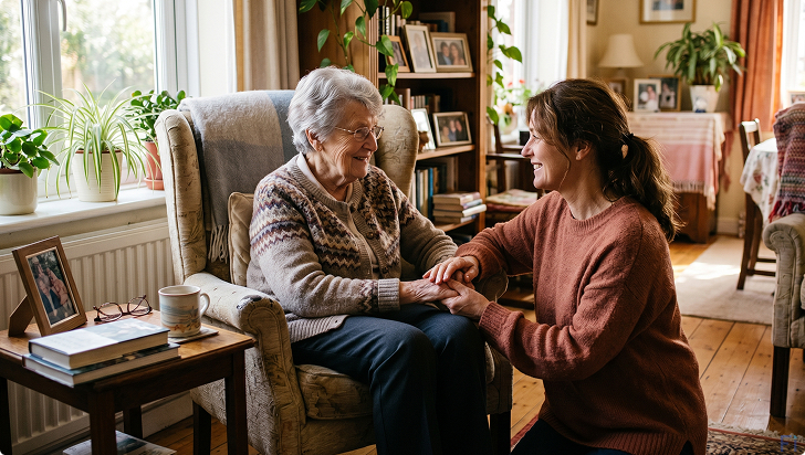 Caregiver awareness at the pharmacy