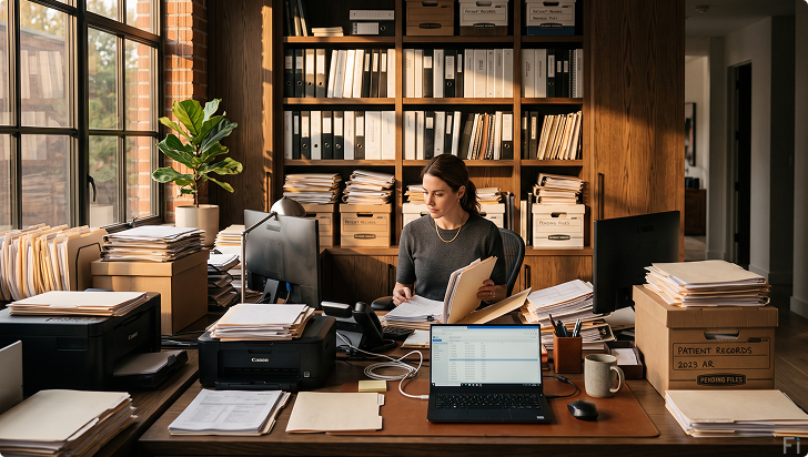 Paper-based documentation costs and administrative challenges in healthcare practices