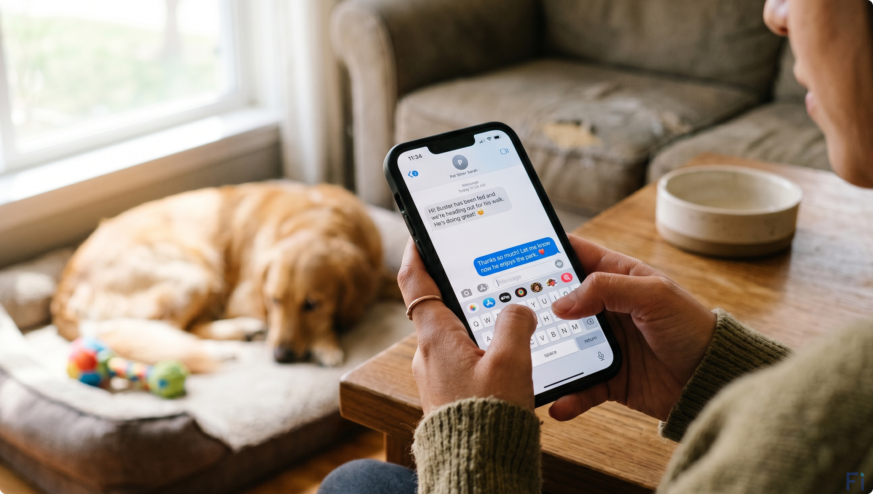 Two-way texting for veterinary clinics