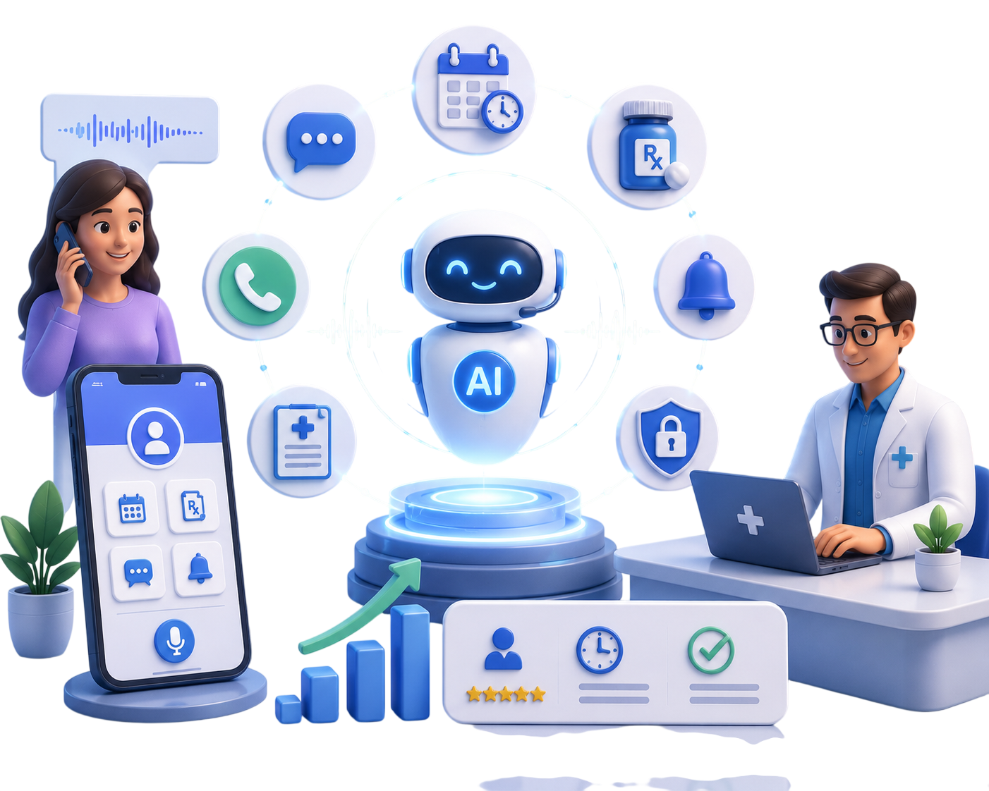  AI Medical Voice Assistants for Healthcare