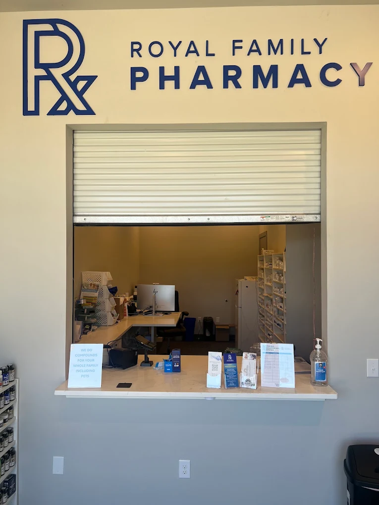 Royal Family Pharmacy service counter