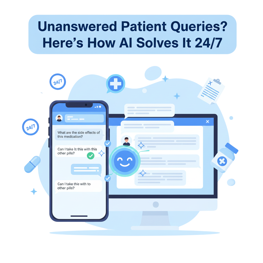 Unanswered Patient Queries? Here's How AI Solves It 24/7